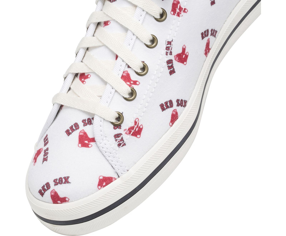 Keds Sneaker Damen Weiß/Rot - Kickstart Mlb® - JQK-348259